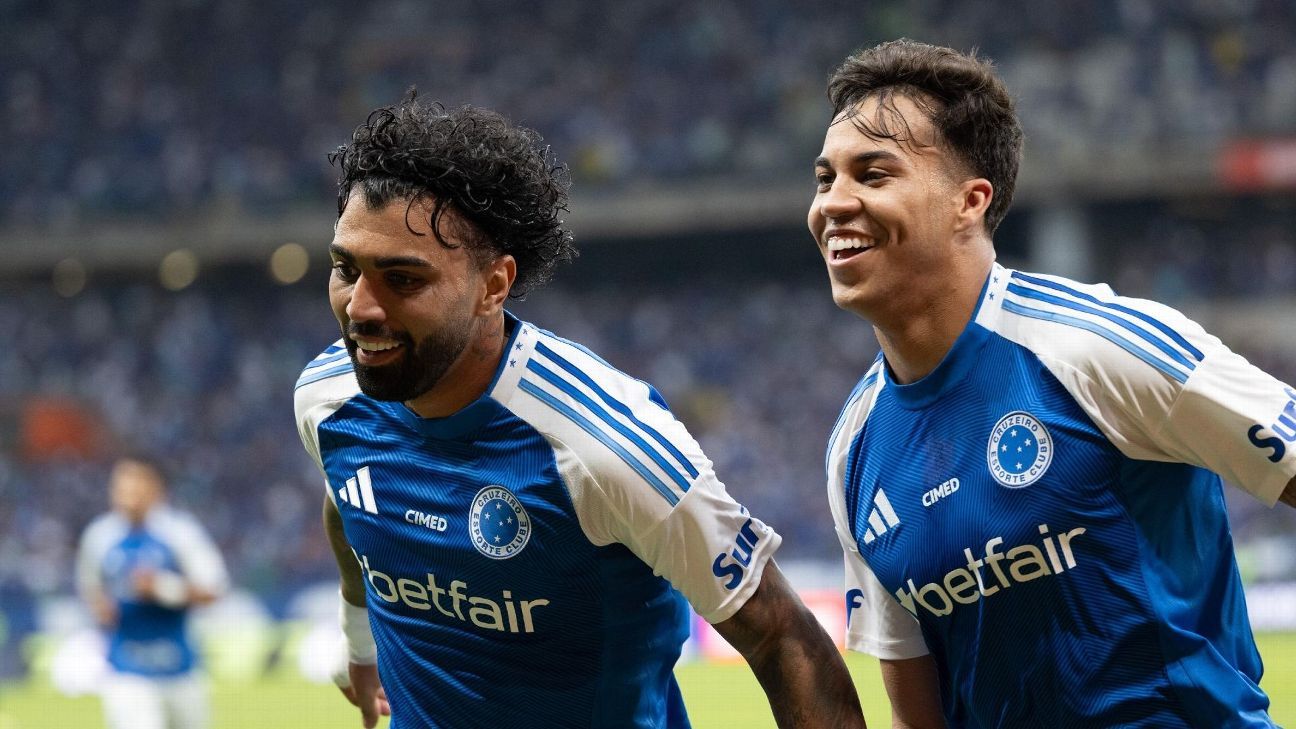 Jovem dupla Kaio Jorge e Gabigol conduz goleada do Cruzeiro no Brasileirão