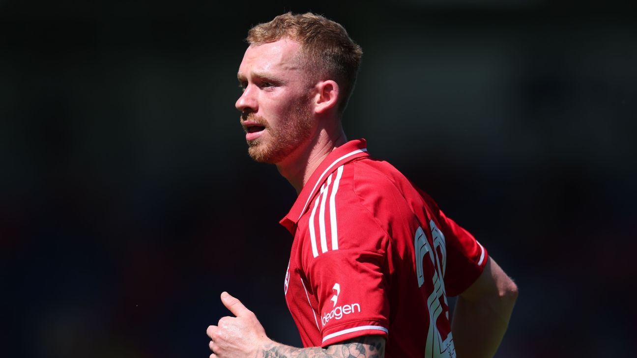 Lewis O'Brien spent several spells out on loan during his three years at Nottingham Forest.