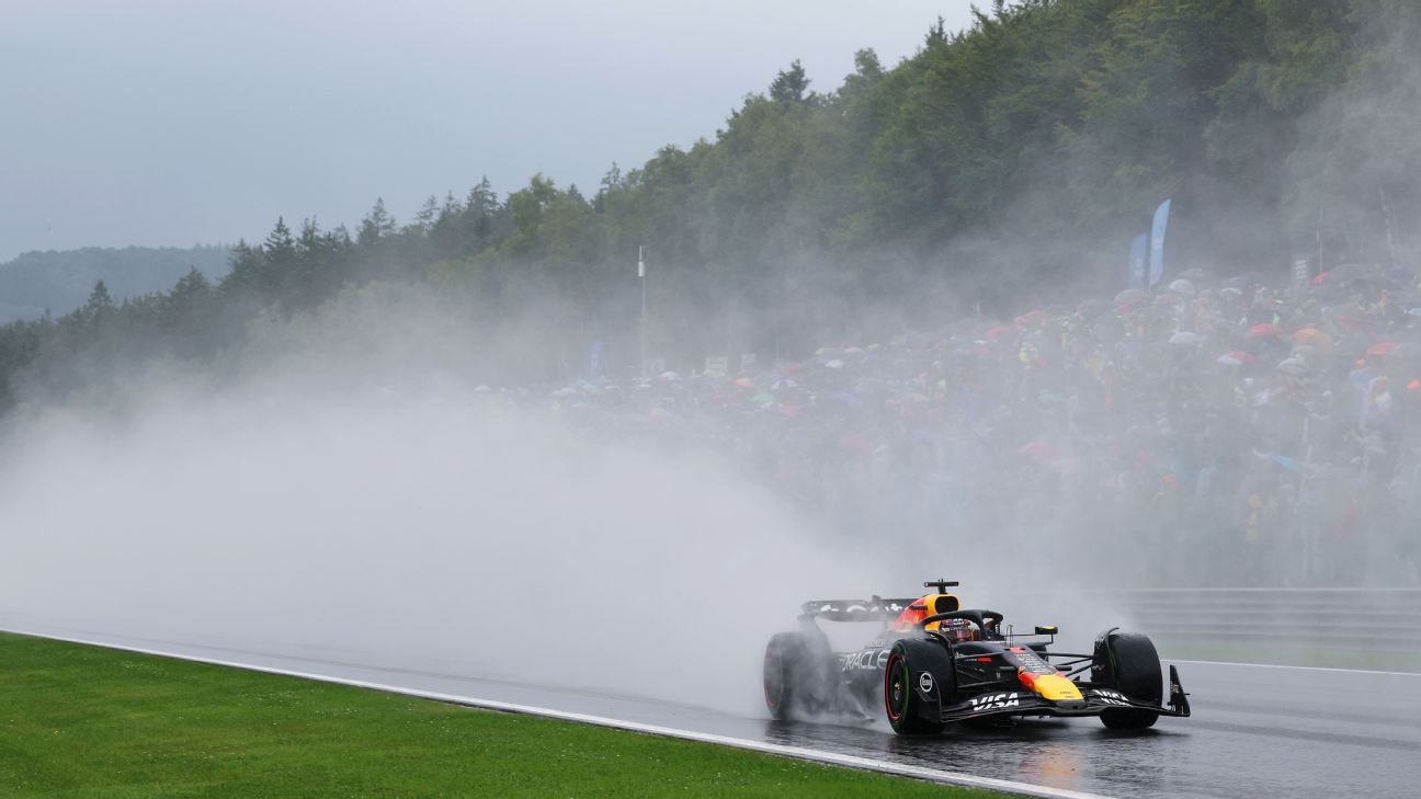 Max Verstappen en el Gran Premio de Bélgica