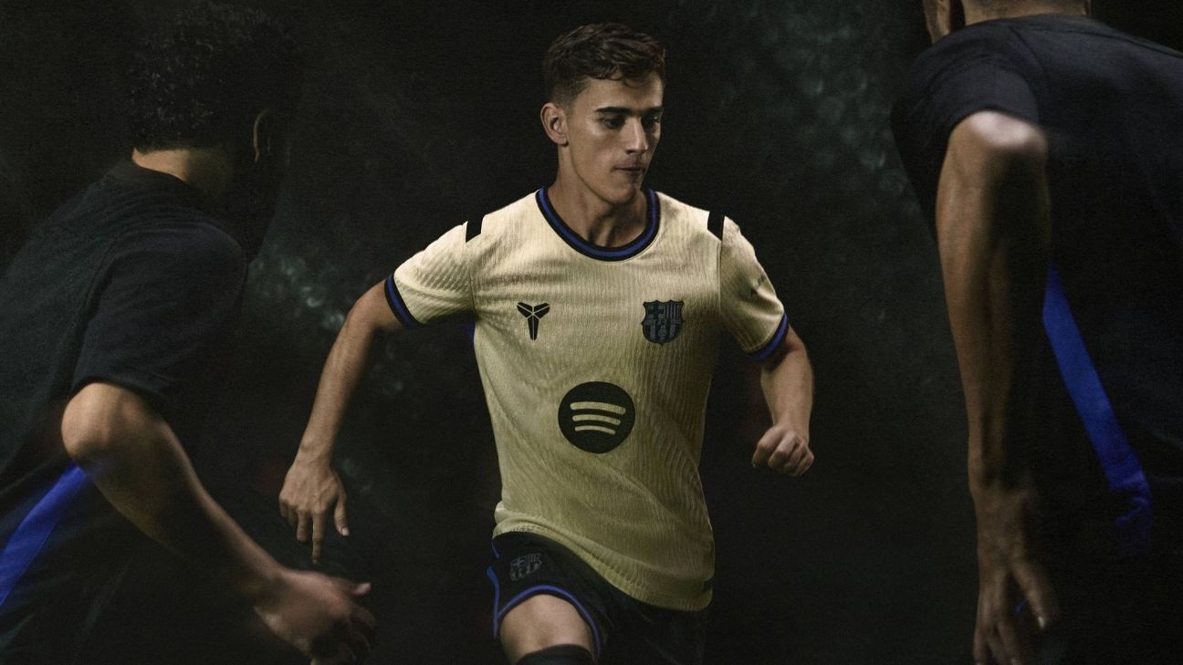 Kobe x FC Barcelona: New away kit collab with Bryant brand has Mamba Mentality