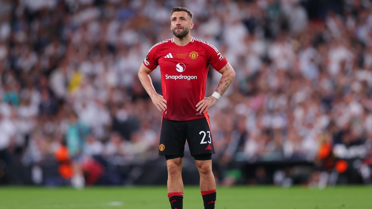 Luke Shaw en acción