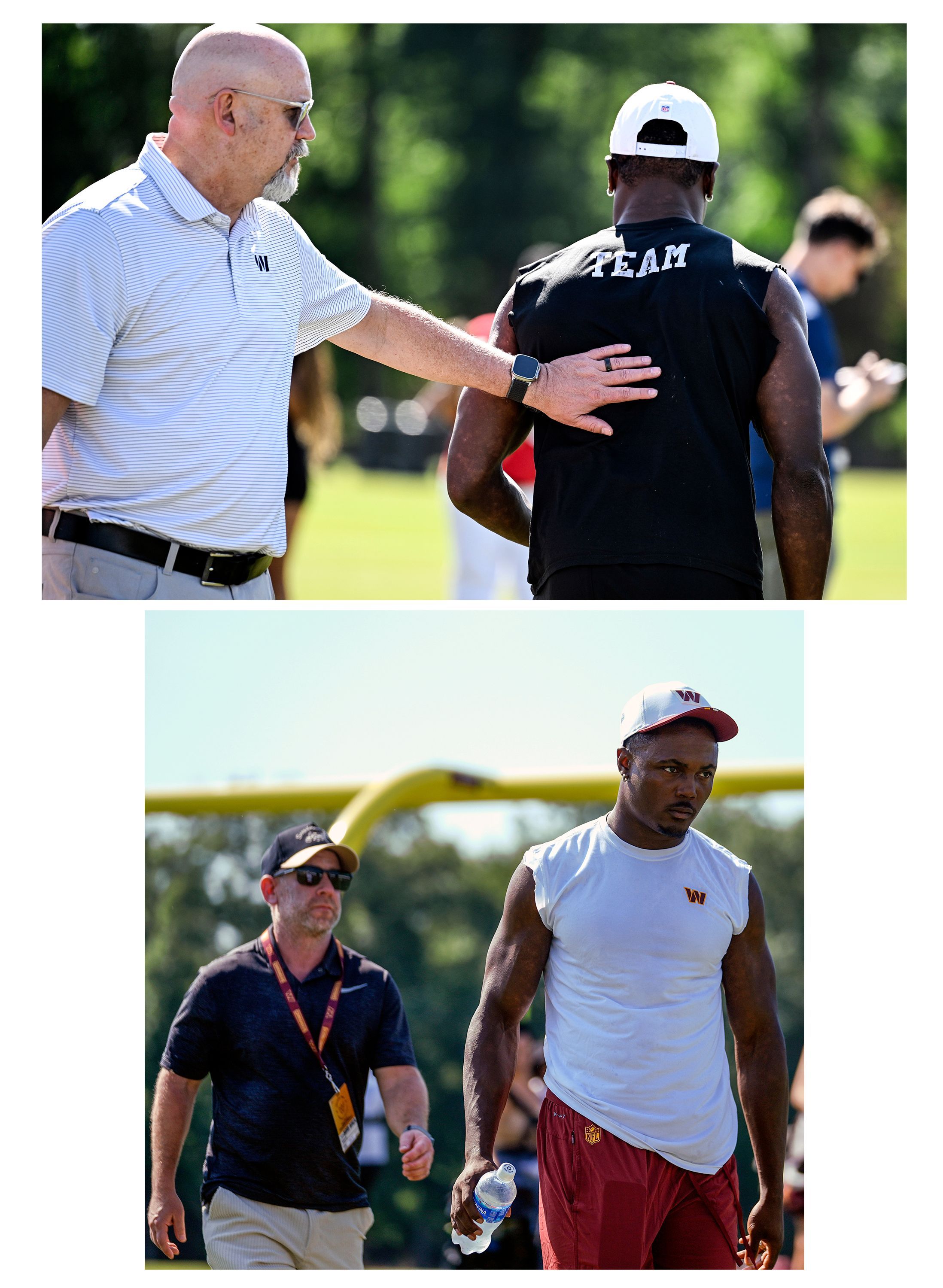 Terry McLaurin en acción con los Commanders.
