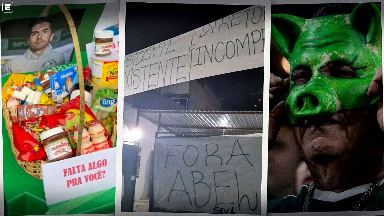 Torcida Palmeirense Mostra Descontentamento com 