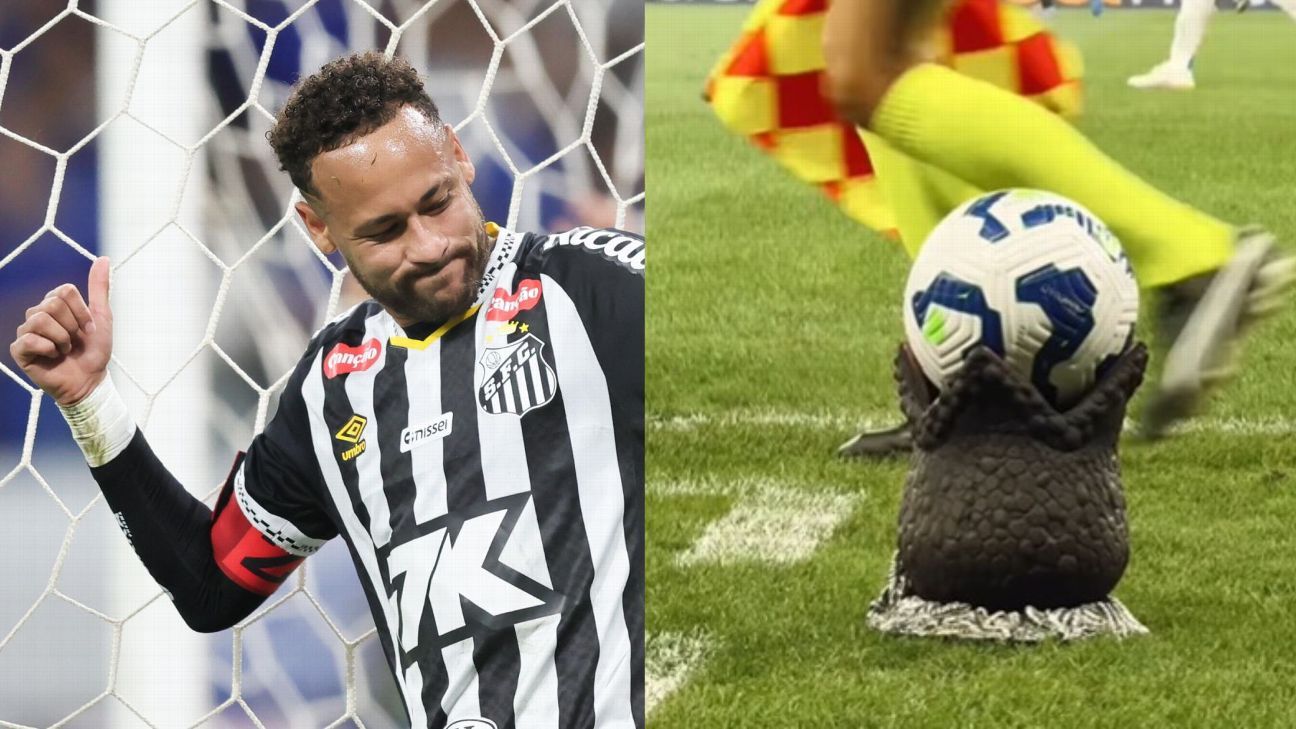 Neymar Despacha Ovo Para o Espaço em Duelo Entre Cruzeiro e Santos