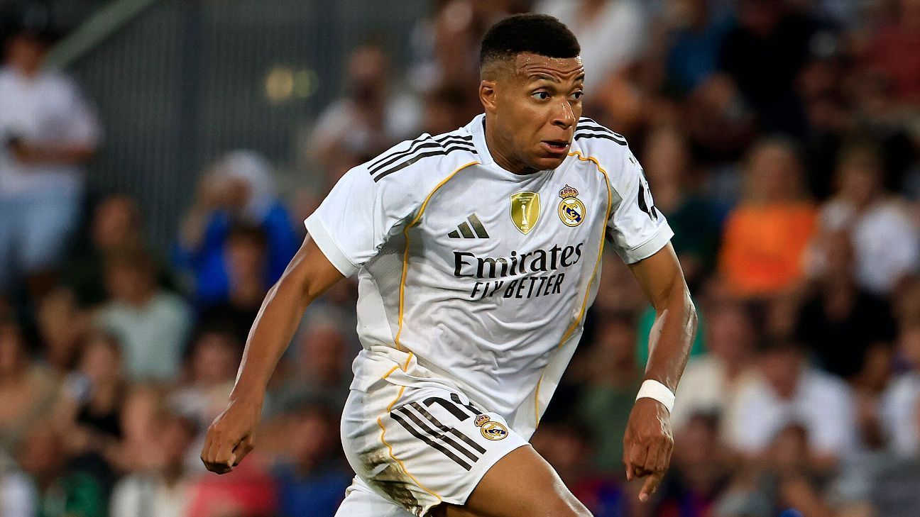 Kylian Mbappé scored twice in Real Madrid's friendly win over WSG Swarovski Tirol.