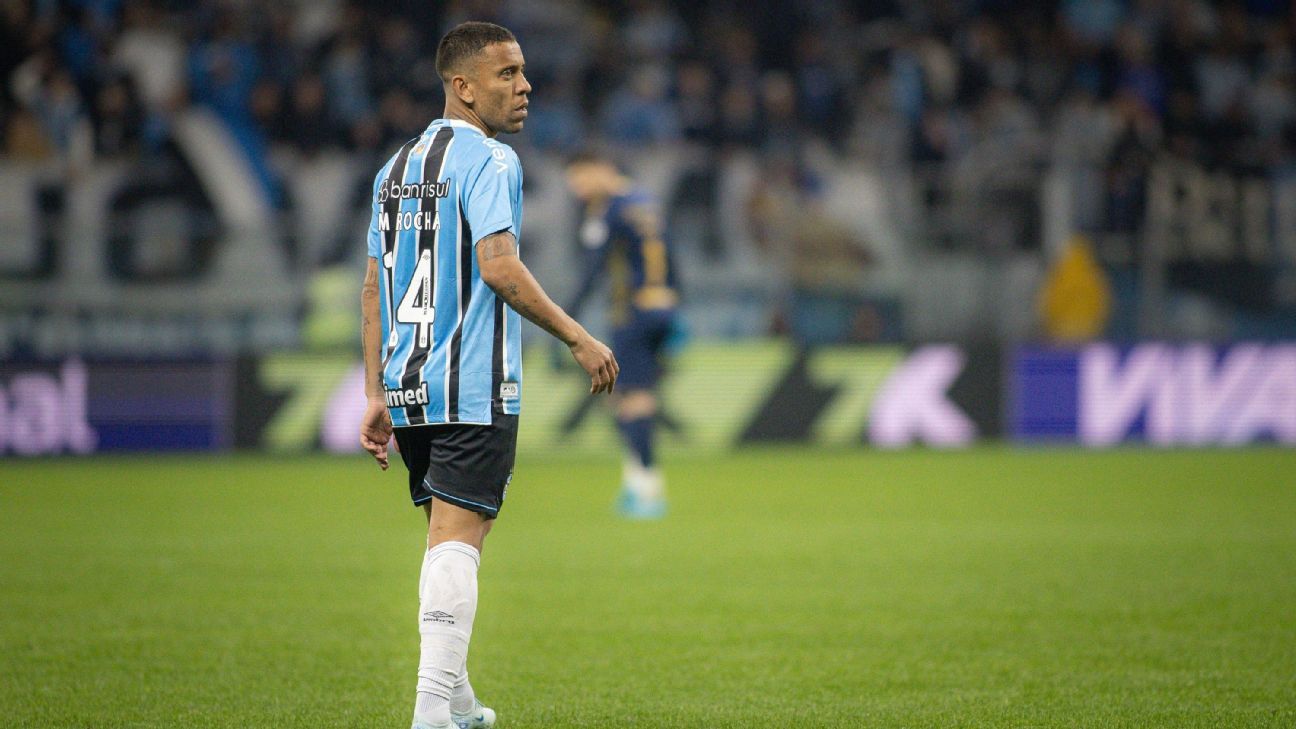 Estreia de Marcos Rocha no Grêmio resulta em empate sem gols no Brasileirão.