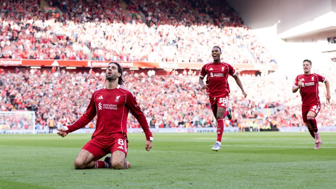 Szoboszlai, Liverpool make statement start to 2025-26 in win over Arsenal