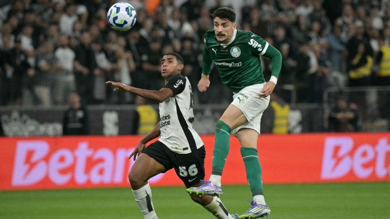 Palmeiras empata com Corinthians no Dérbi e perde vice-liderança para Cruzeiro