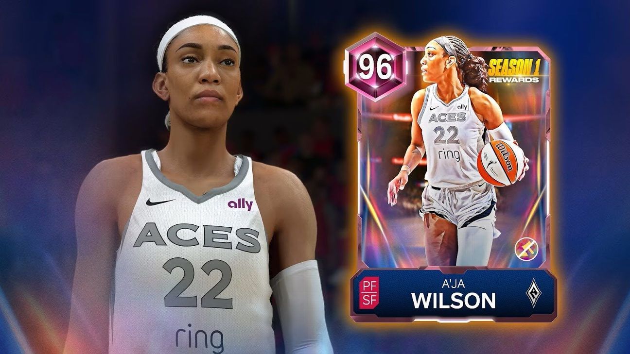 A'ja Wilson, Kelsey Plum highlight additions to NBA 2K26 Season 1