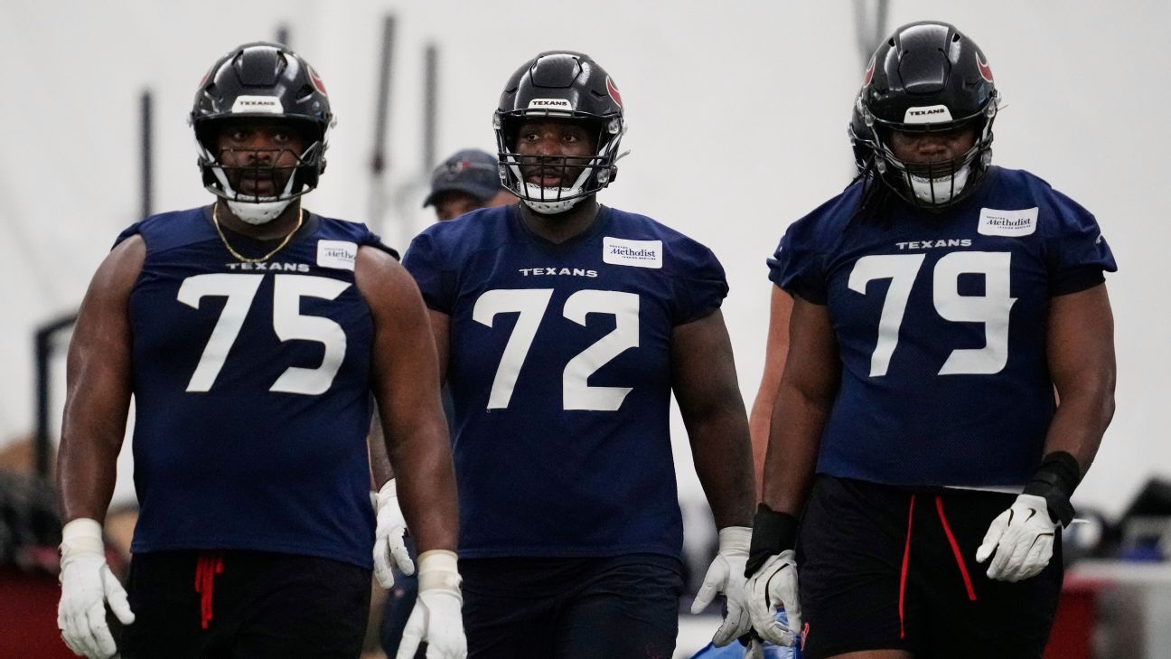 DeMeco Ryans tired of talking about Texans' revamped O-line - ESPN, image size:1296x729
