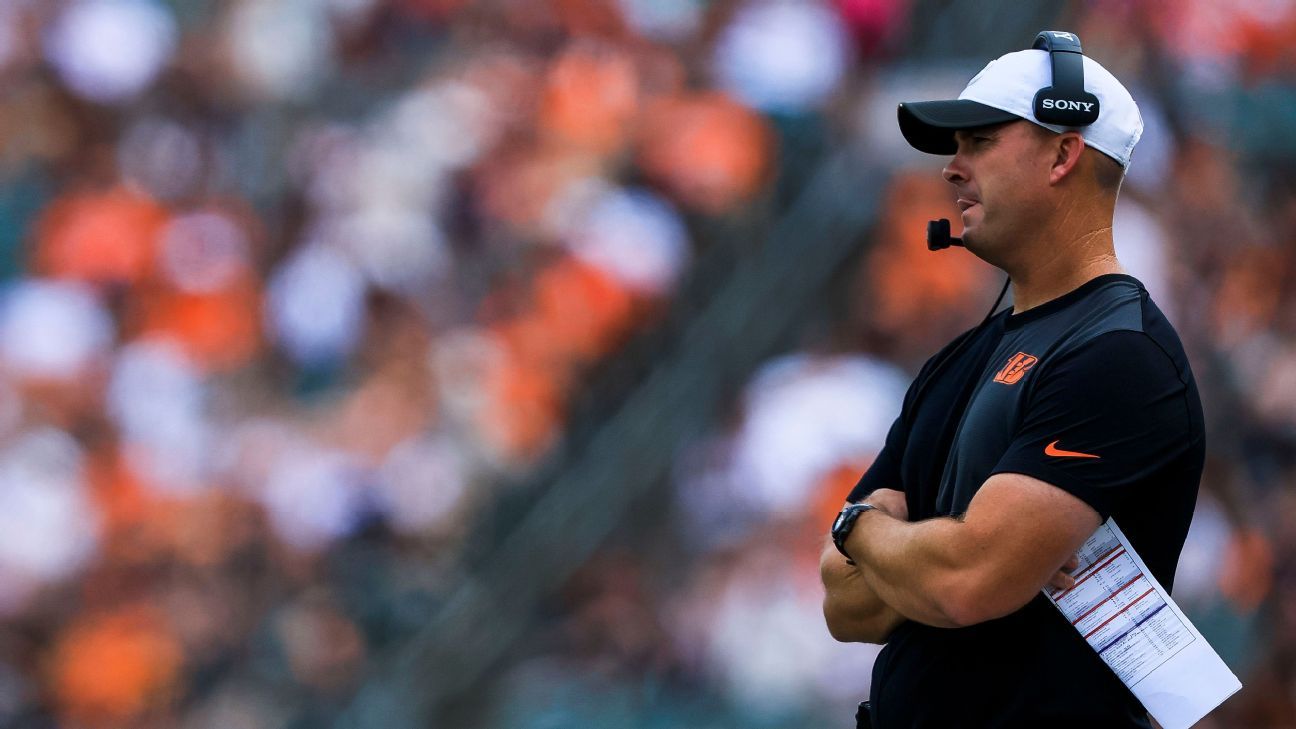 Image for article Why the Bengals Zac Taylor coaches every single day like your career is on the line