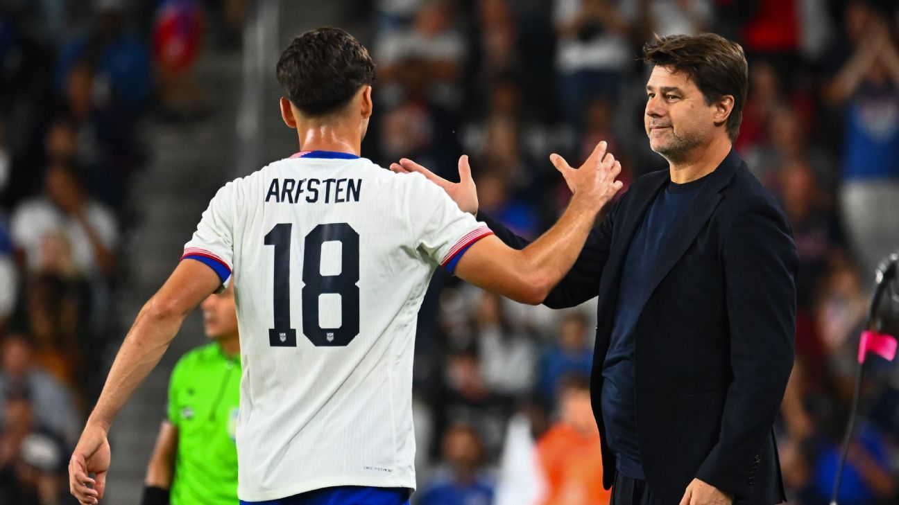 Mauricio Pochettino felicita a Max Arfsten