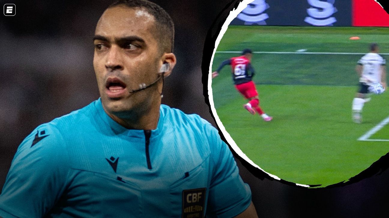 Corinthians x Athletico tem 'dura' de árbitro em VAR por lance polêmico: 'A gente não trabalha com sentimento, tá?'