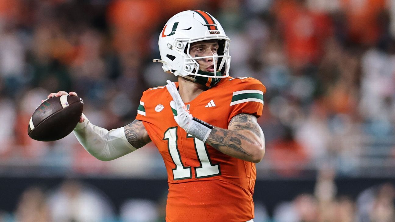 NFL draft risers, questions and notes: Is Carson Beck’s stock trending back up at Miami?