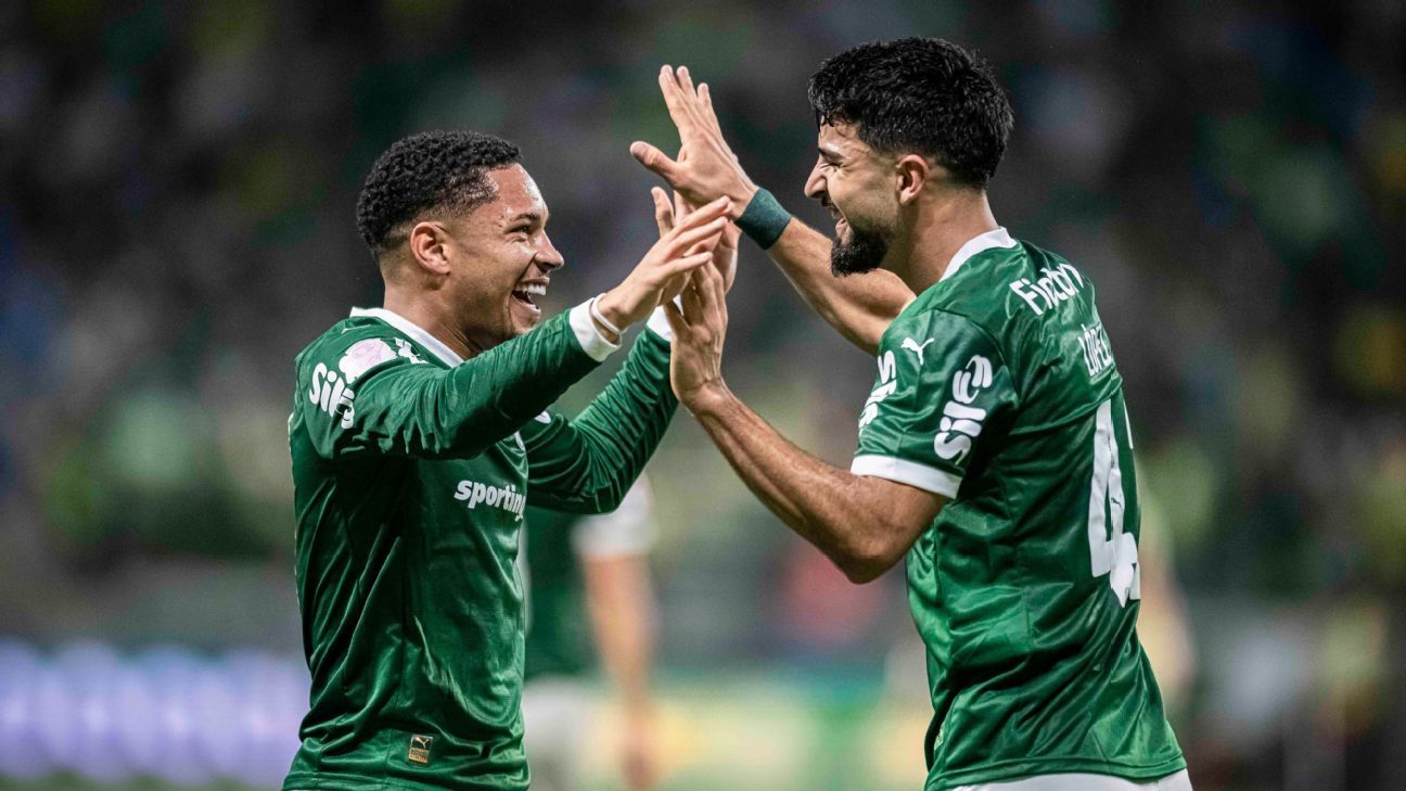 TRIUNFO AVASSALADOR! Palmeiras atropela o Vasco e segue firme na caça ao líder Flamengo