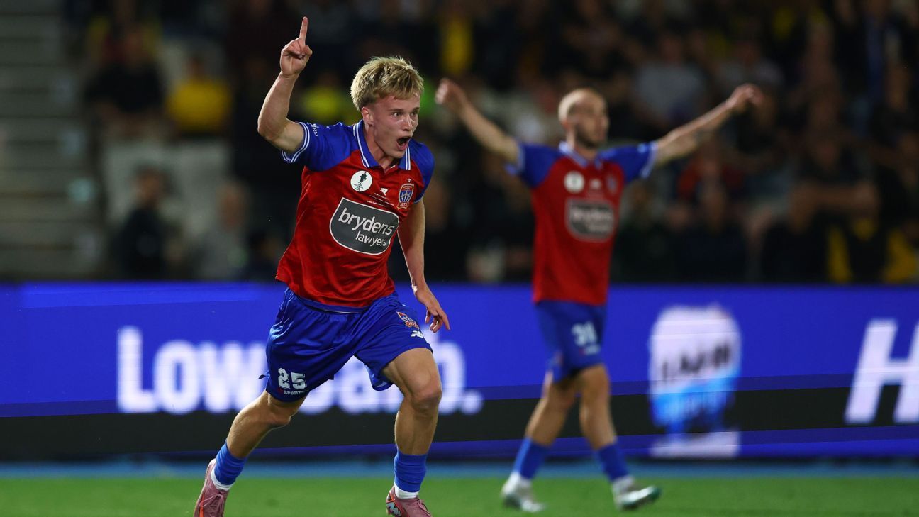 Newcastle Jets win Australia Cup first trophy since 2008