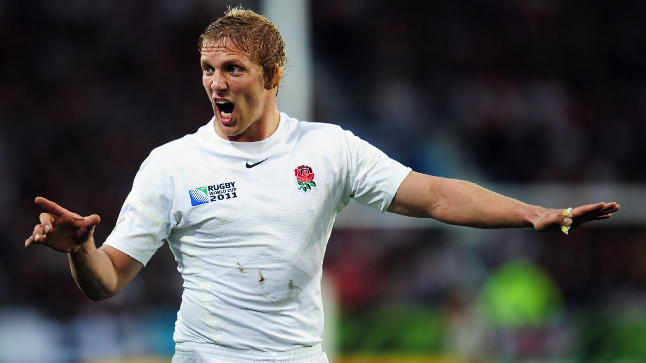 Lewis Moody como capitán de Inglaterra.