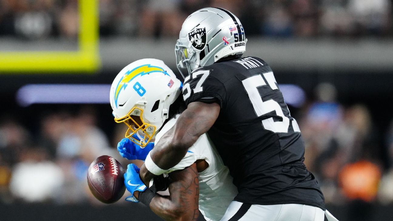 Raiders release linebacker Pratt after 4 games