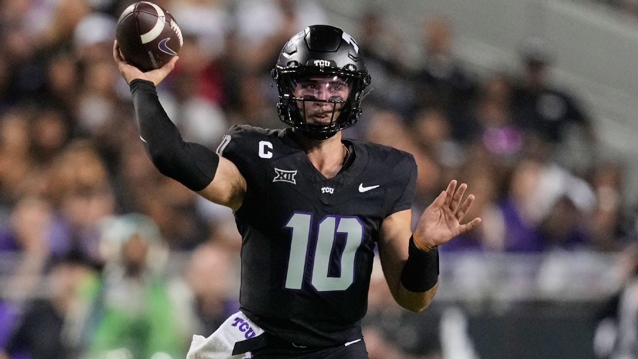 TCU QB Hoover to enter portal, miss Alamo Bowl