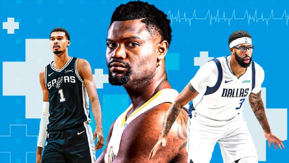 Zion Williamson en un partido de baloncesto.