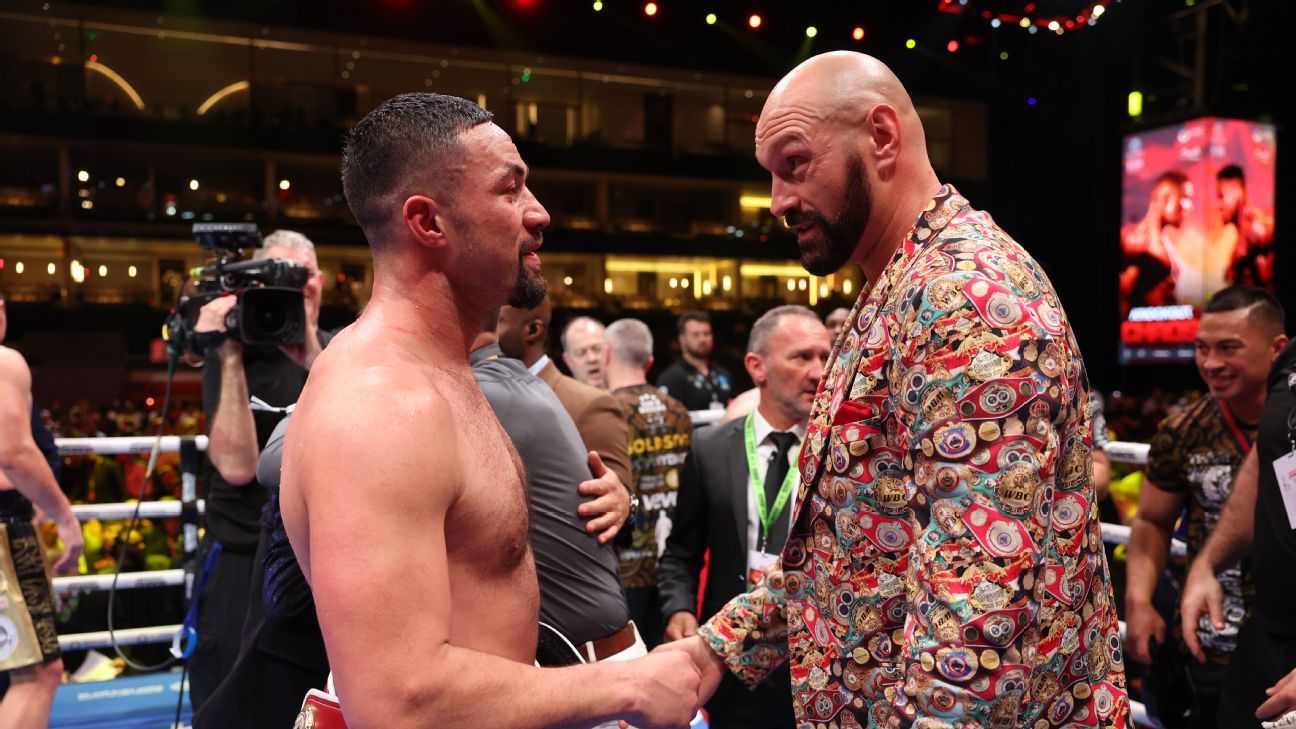 Tyson Fury: Posibles rivales para su regreso al boxeo en 2026 5 Joseph Parker