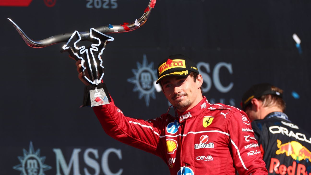 Leclerc y Ferrari: Podio en Austin silencia críticas y rumores 2 Leclerc y Ferrari: Podio en Austin silencia críticas y rumores