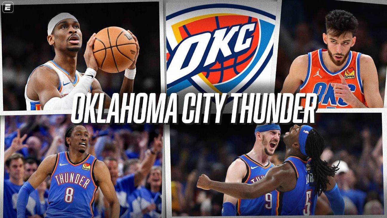 1 dia para a NBA: OKC segura elenco campeão em busca de virar uma dinastia
