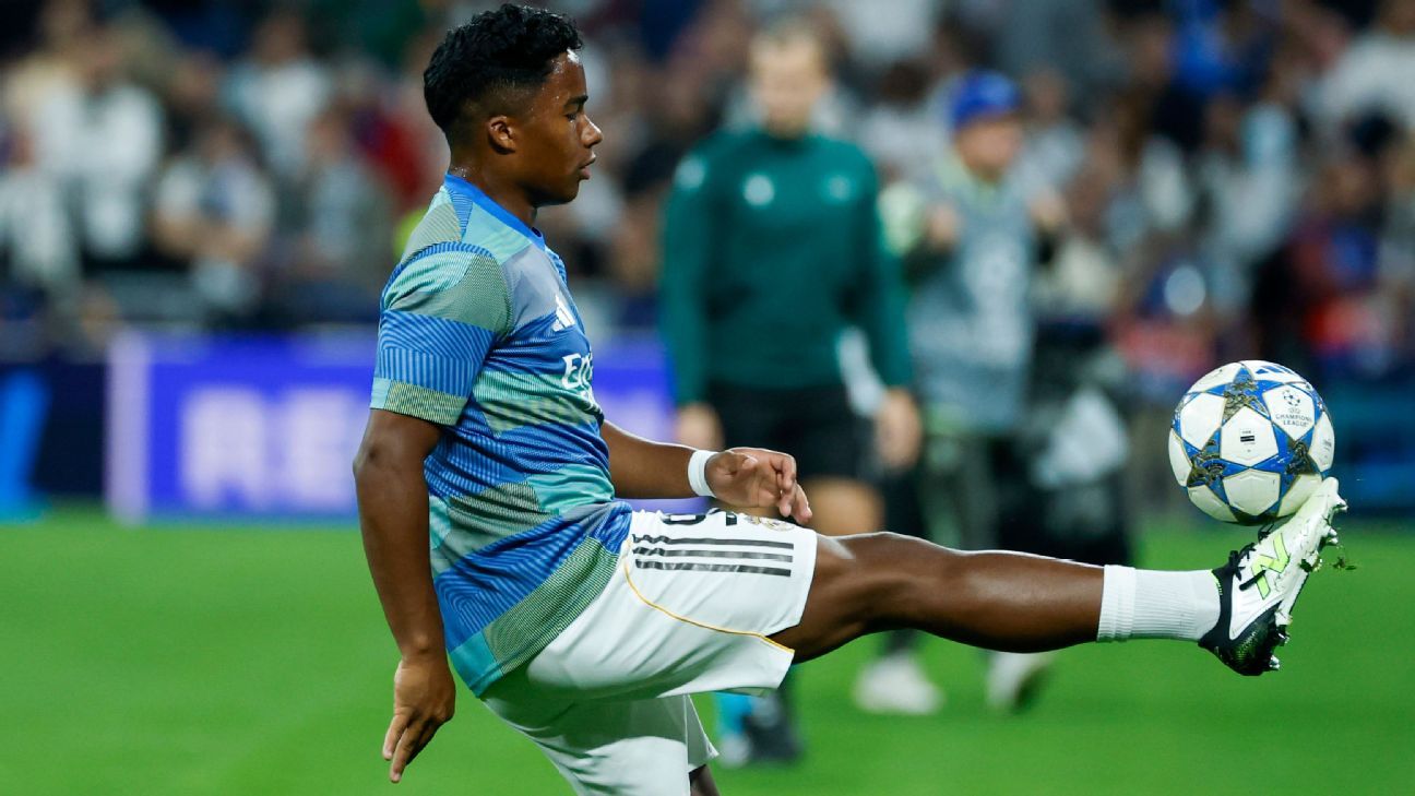 Técnico de clube francês tenta despistar, mas abre portas para Endrick: 'Bons jogadores são bem-vindos'