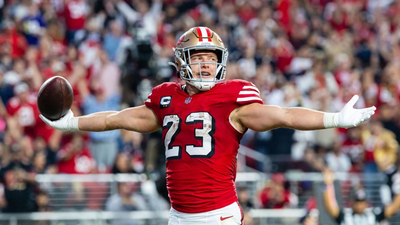 Midseason surprises: McCaffrey astounds, Jones rebounds, and who not to trade for