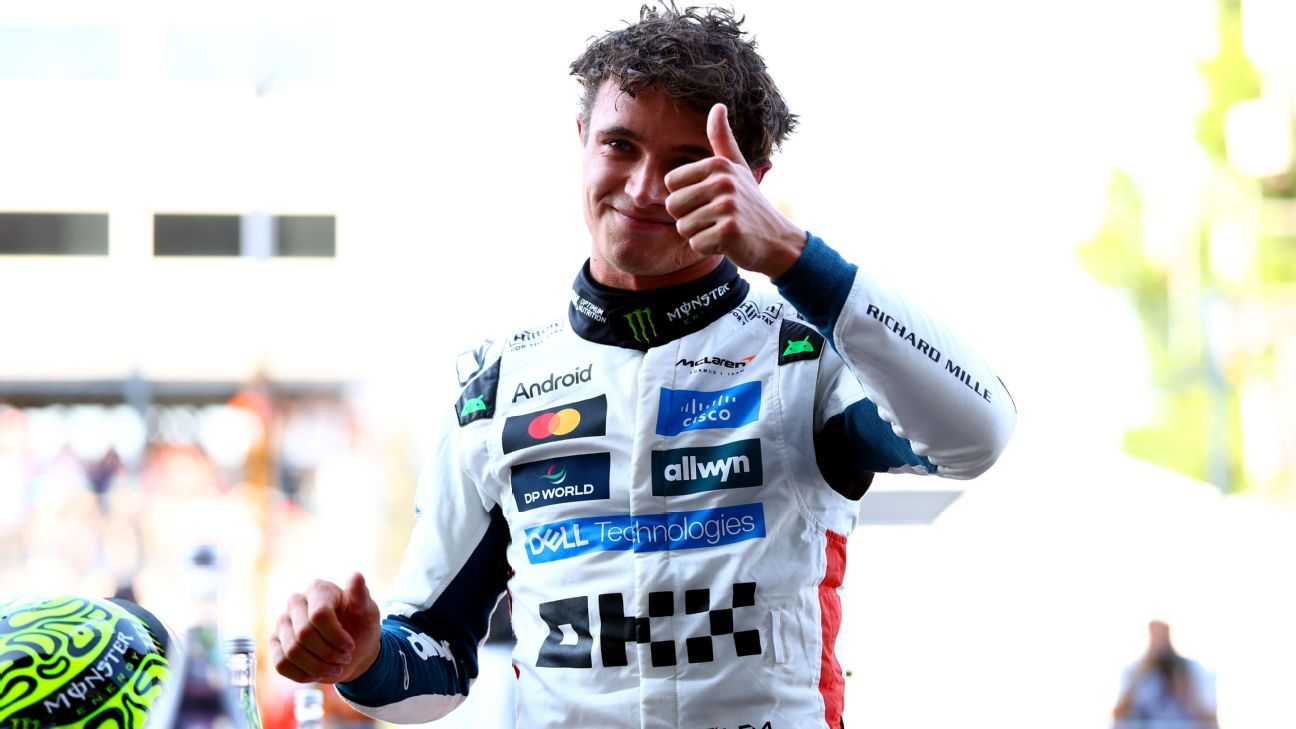Norris gets dream Mexico pole: Max P5, Piastri P8