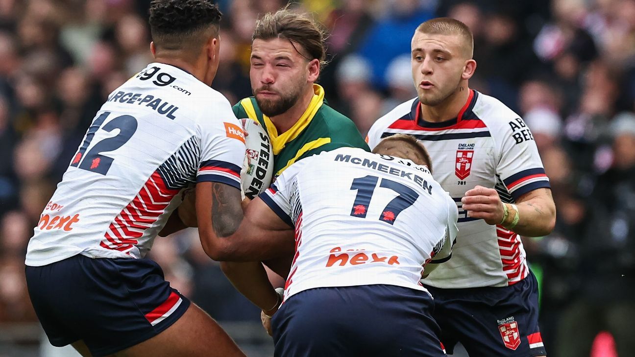 Carrigan to lock for Kangaroos, JT returns for Tonga