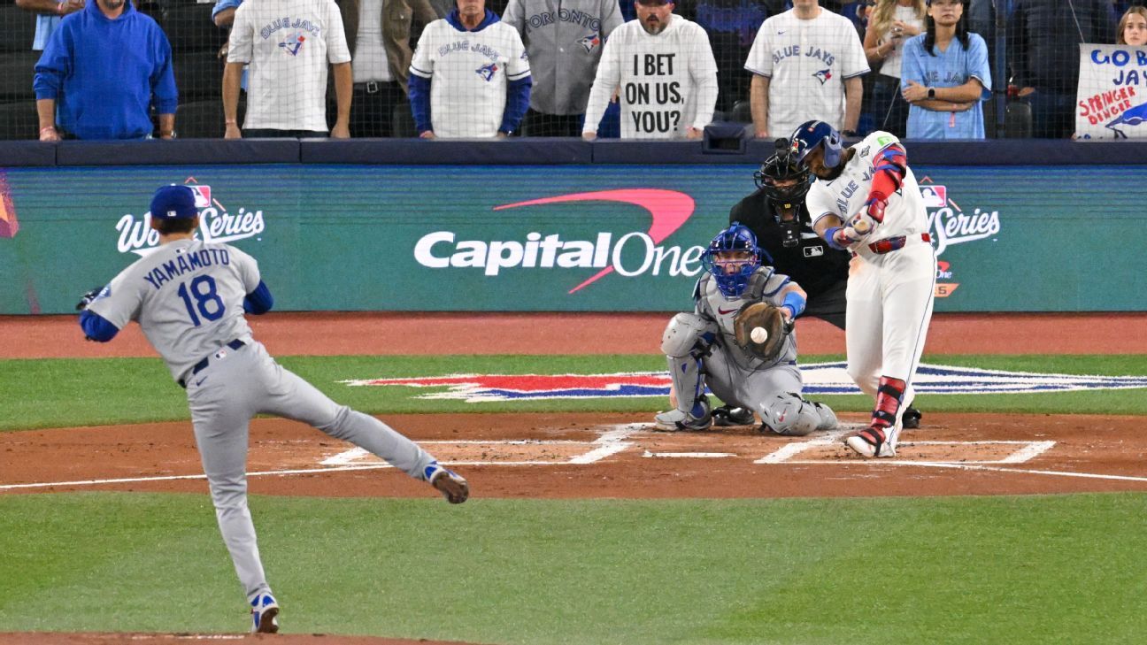 Follow live: Blue Jays look to close out World Series in Toronto