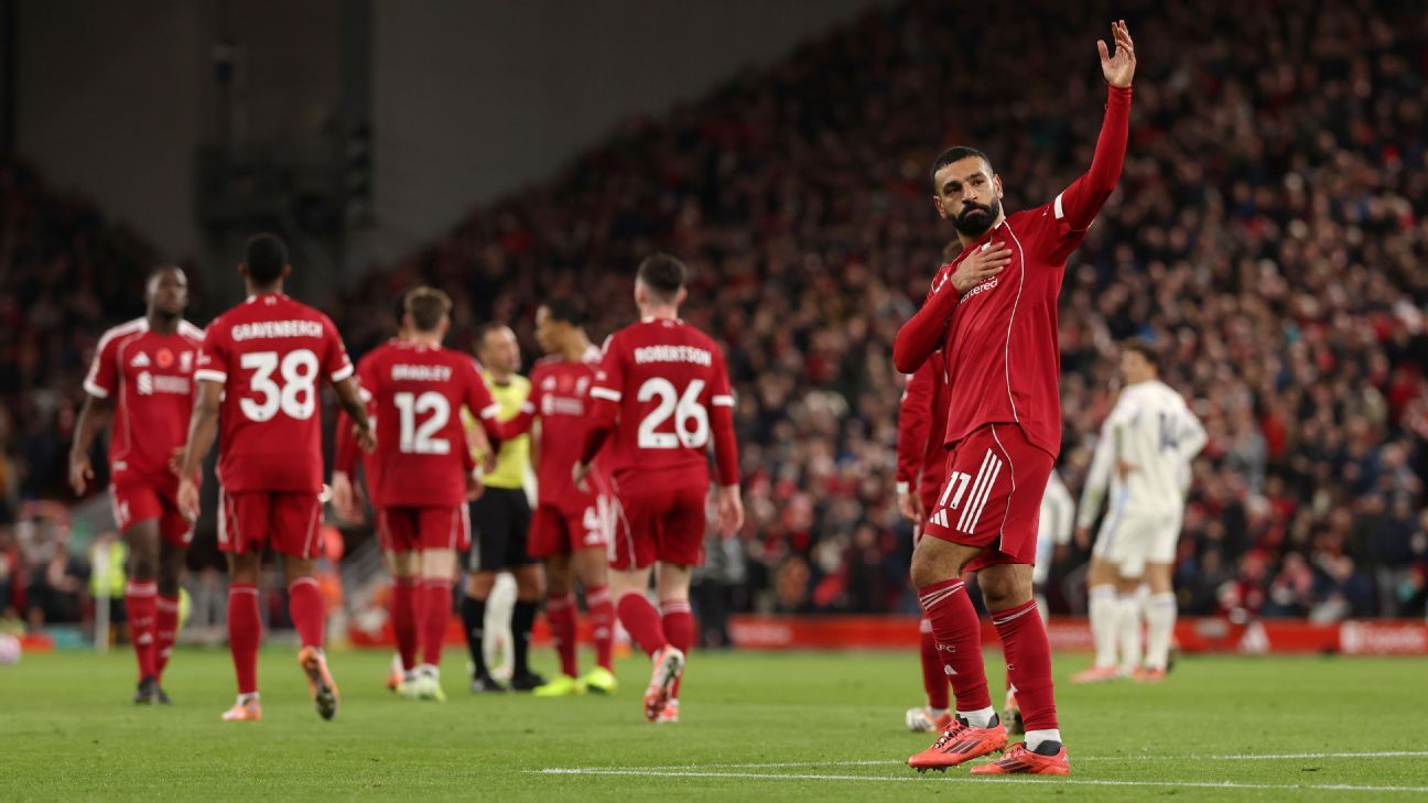 Salah iguala recorde de Rooney, Liverpool vence Aston Villa e quebra sequência de quatro derrotas na Premier League