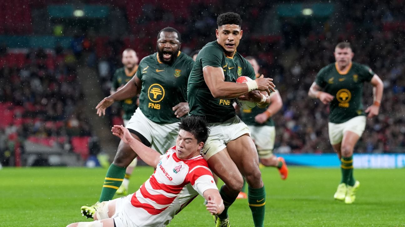 Inglaterra arrasa, Australia busca 10: Análisis de la Autumn Nations Series 4 Sacha Feinberg-Mngomezulu is one of the most exciting prospects in world rugby.