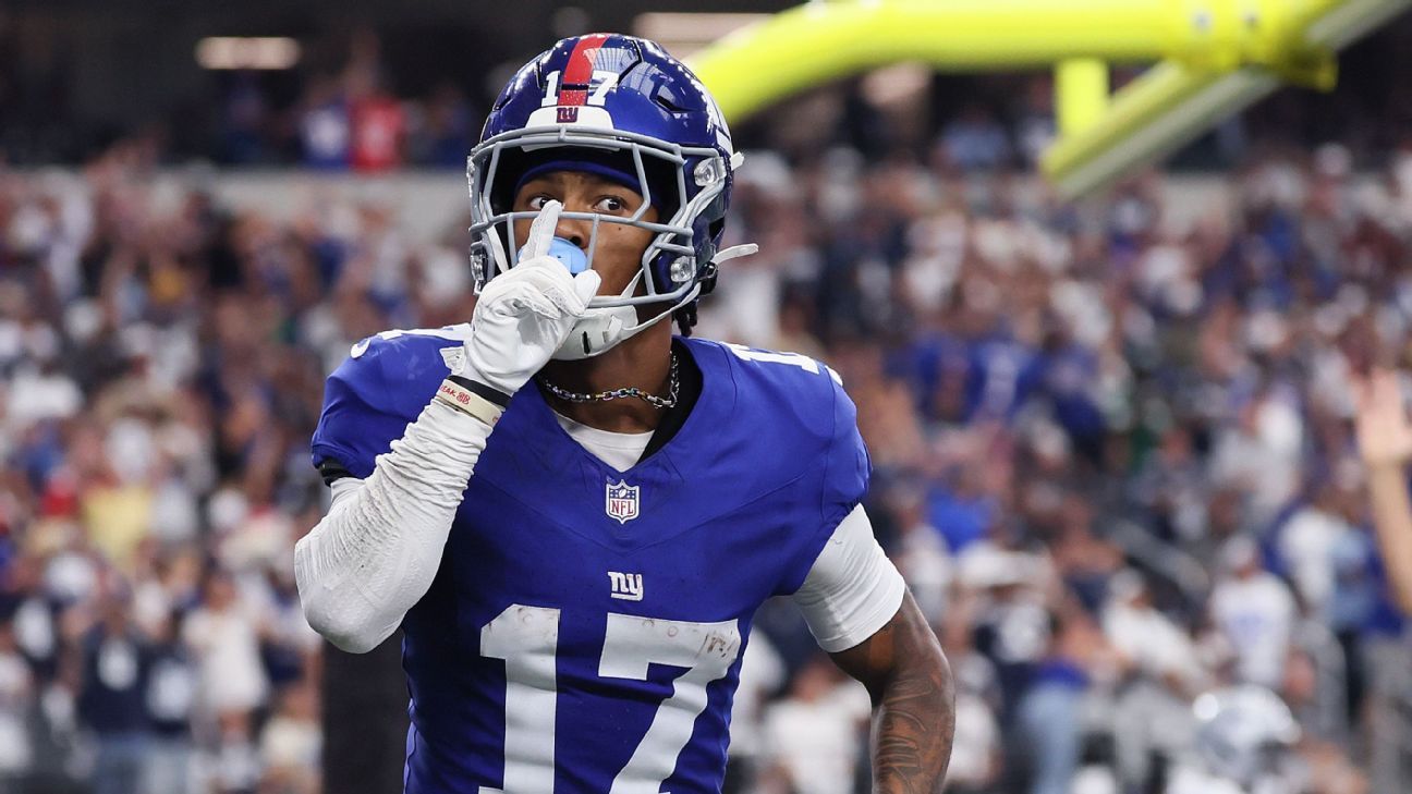 Matchup rankings: Upgrade Wan'Dale Robinson, downgrade Kimani Vidal