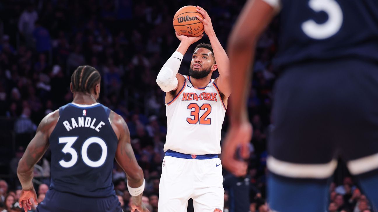 KAT 'still stunned' by trade as Knicks rout Wolves