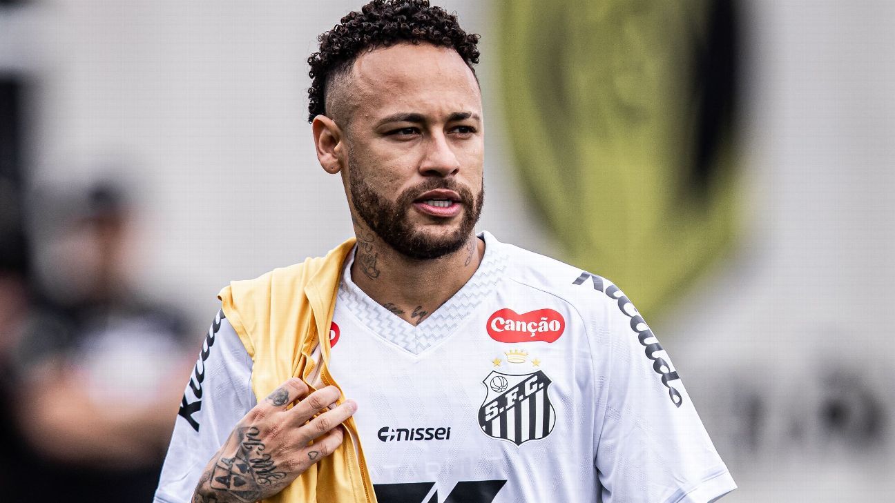 Neymar não é relacionado e está fora de jogo entre Santos e Palmeiras