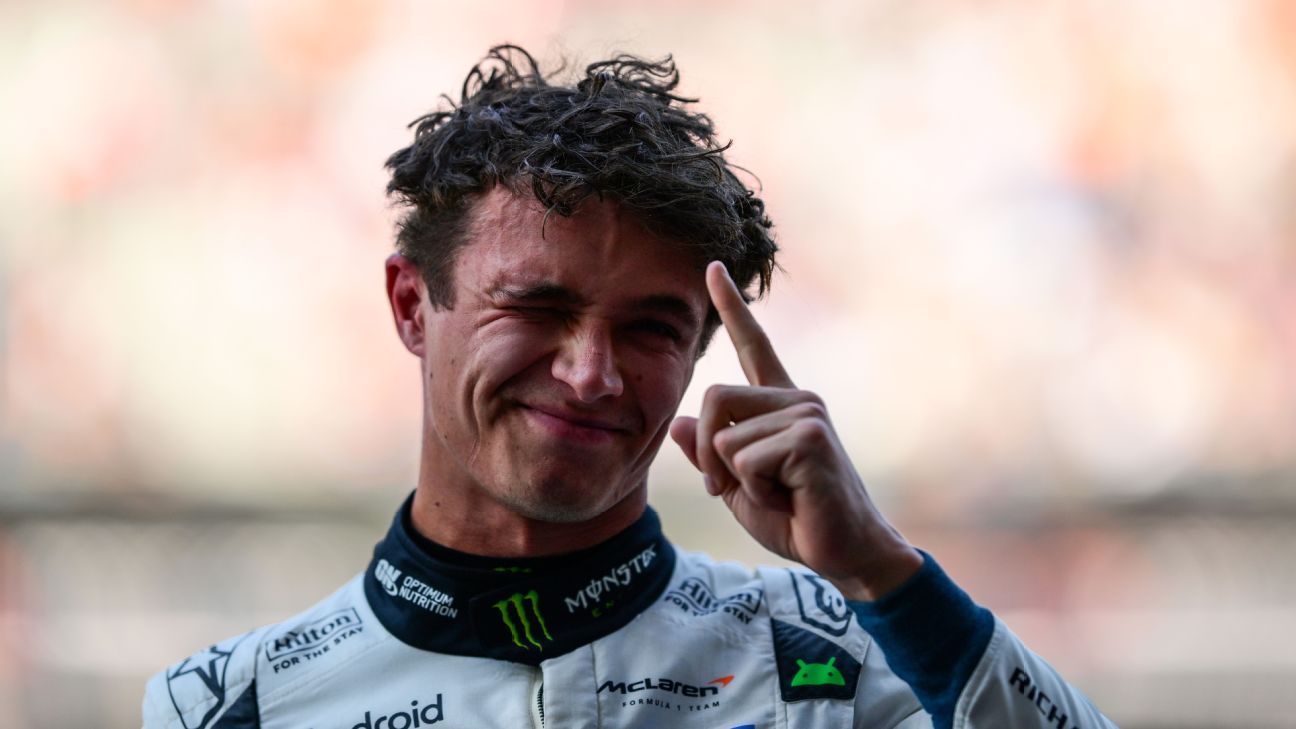 Norris: "Nada Cambia" en la Lucha por el Campeonato F1, Afirma el Piloto 2 Lando Norris leads the championship by one point over his teammate.