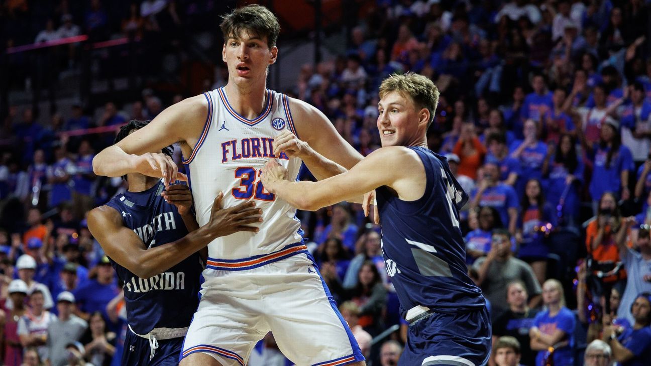 Gators' 7-9 Rioux becomes tallest college player