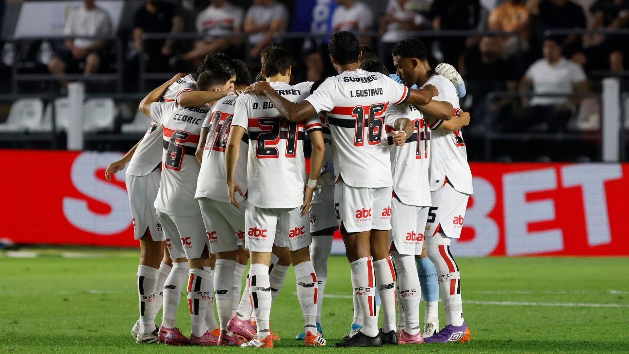 São Paulo perde dois titulares após empate com Flamengo, e Crespo volta a ter que mexer no time