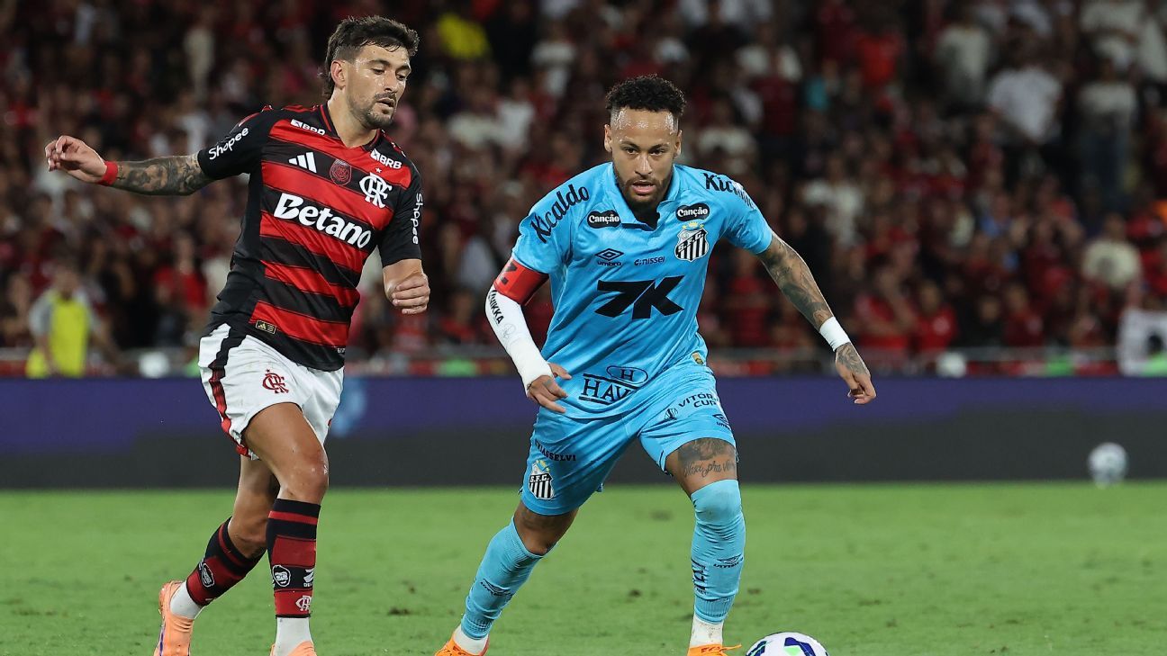 Flamengo dispara na liderança, mas Santos surpreende e pressiona Palmeiras pelo título do Brasileirão