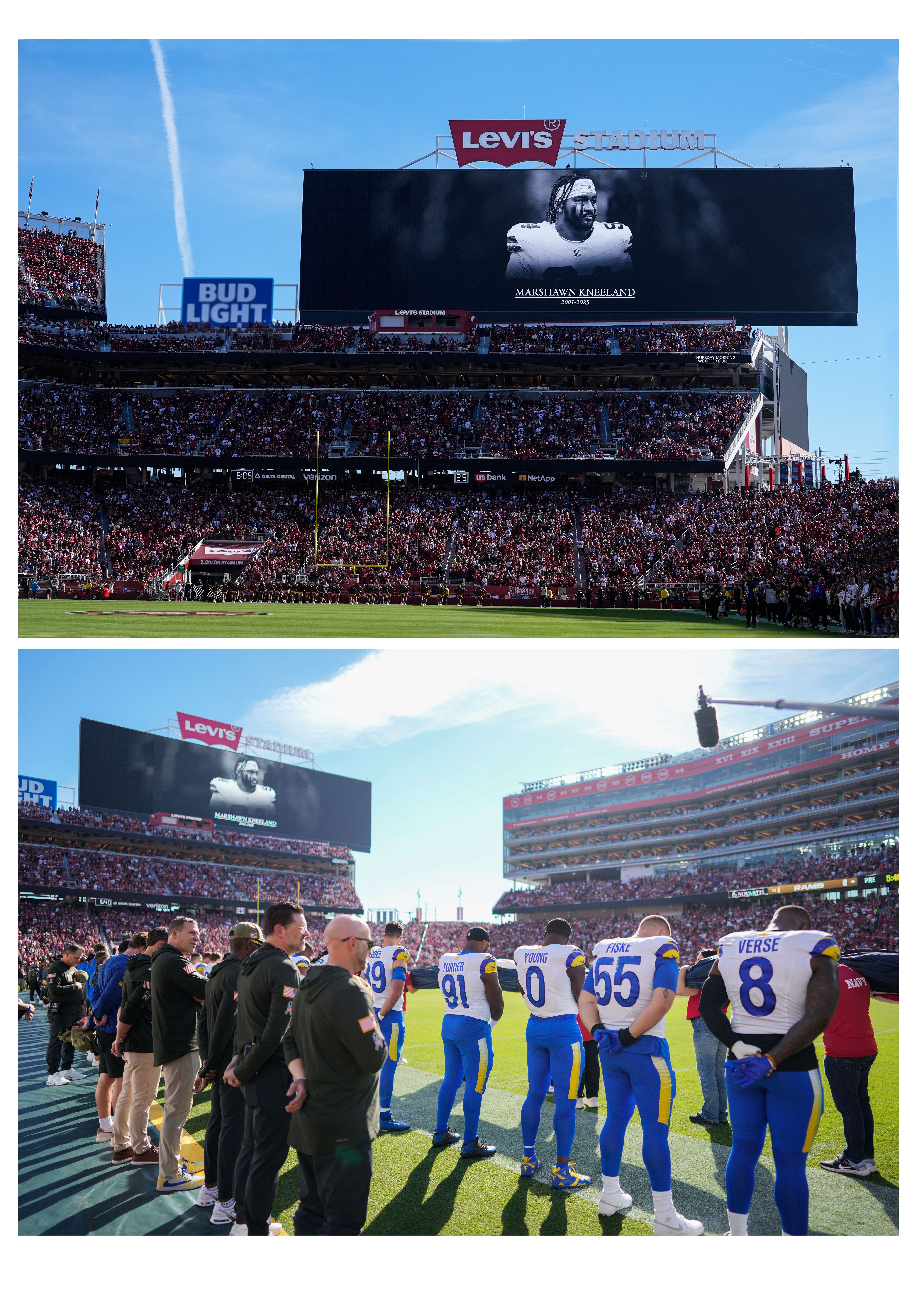 Homenaje a Marshawn Kneeland en la NFL