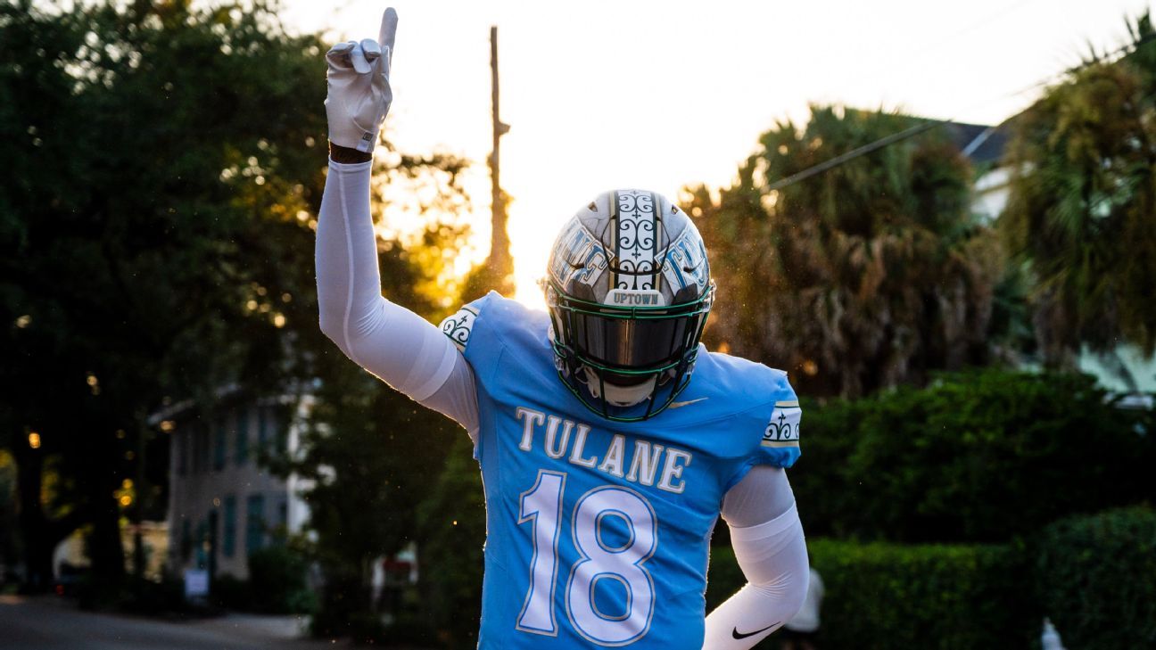 Tulane's 'City Edition' threads headline top Week 12 uniforms in college football