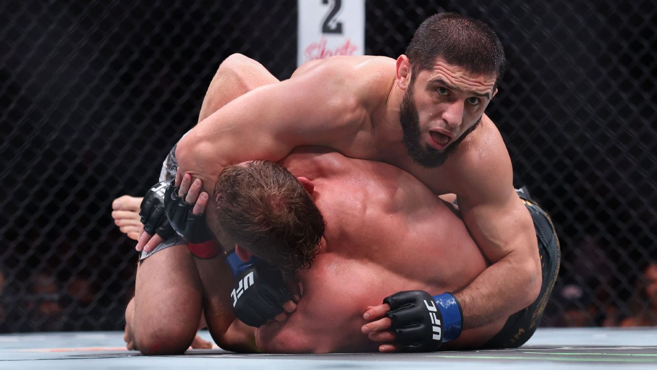 Islam Makhachev y Jack Della Maddalena