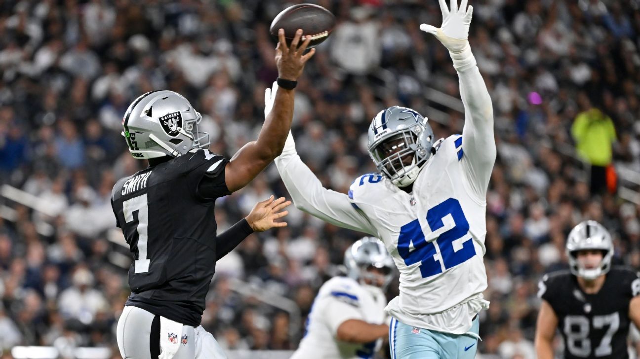 Los Dallas Cowboys vencieron a los Las Vegas Raiders 33-16 el lunes por la noche.