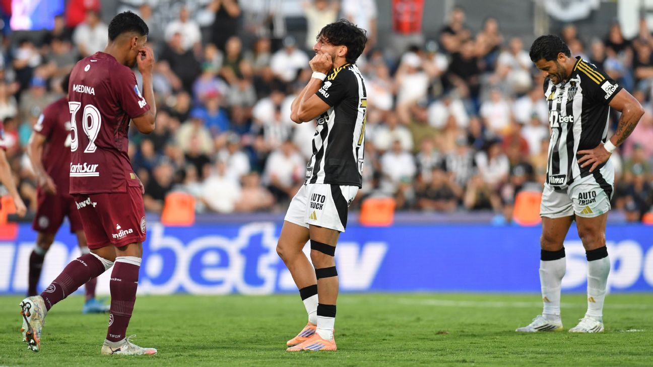 Atlético-MG perde para o Lanús nos pênaltis e fica com o vice da Sul-Americana