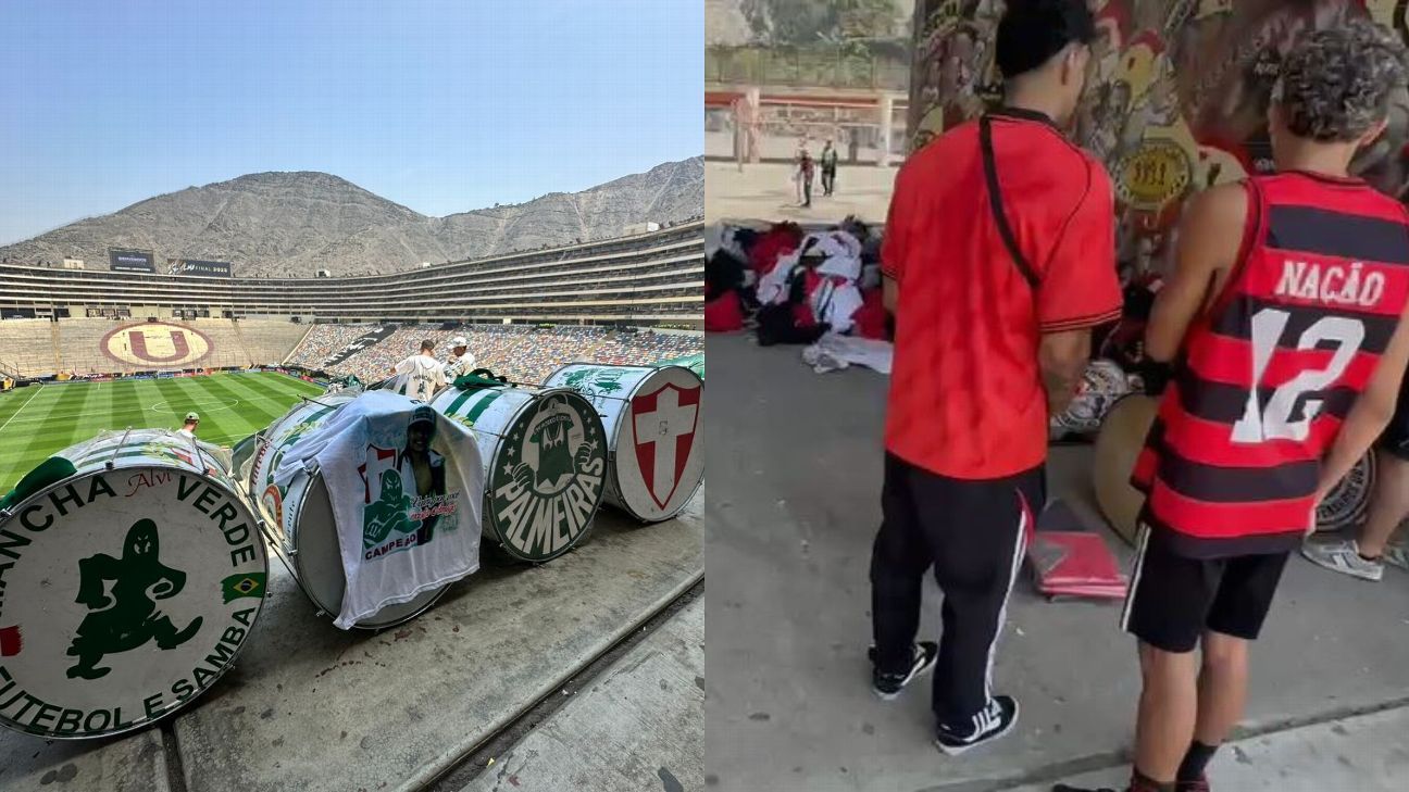 Tensão e rivalidade: Palmeiras e Flamengo se preparam para festa explosiva em Lima com suas torcidas