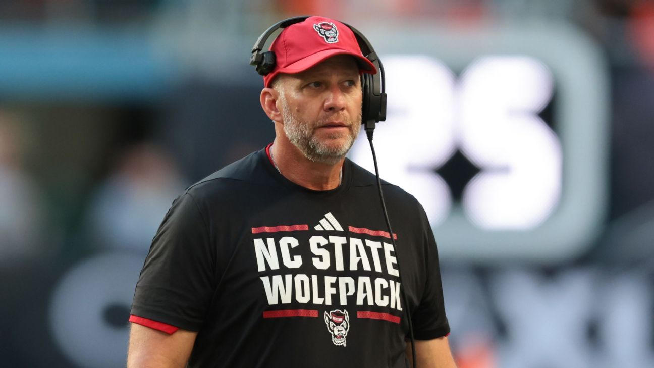 NC State says Doeren returning in '26 as coach