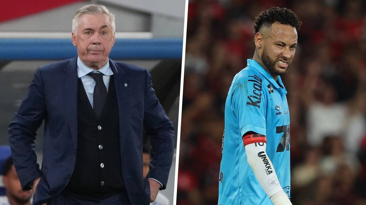 Ancelotti coloca condição para levar Neymar para a Copa: 'Tem que estar 100%'