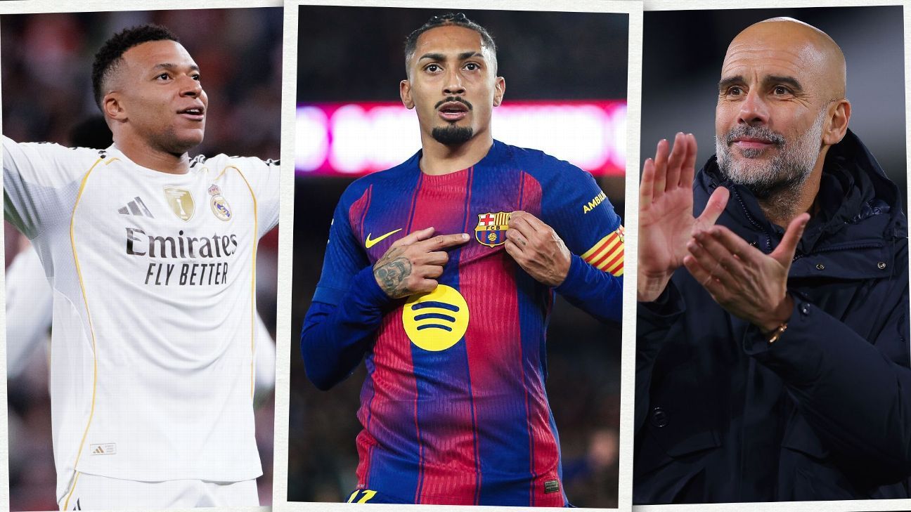 Raphinha e Igor Jesus decisivos, Mbappé iluminado e City em jogo de 9 gols: o resumo da rodada na Europa